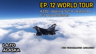 Rafale M Into Anchorage &amp; C-17 Into Alaska | World Tour Ep. 12 | MSFS 2024