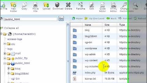 How to Upgrade WordPress to 2.7 Using Cpanel -- Part 1 of 2