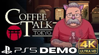 Coffee Talk Tokyo Full Demo Gameplay Walkthrough | PS5 Games | 4K HDR | No Commentary Gaming