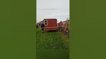 How to Easily Move a Shed #construction #hacks