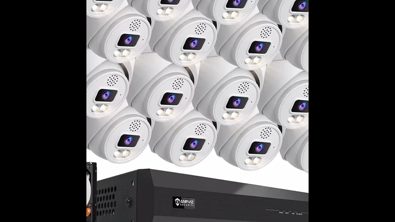 Two-Way Audio | Anpviz 16CH PoE Security Camera System 