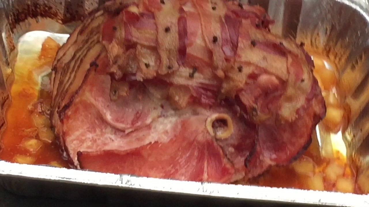 Outdoor Cooking With Al - Bacon Weave Ham - Christmas Breakfast Casserole