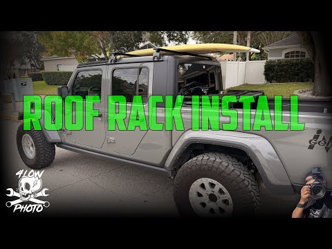 2007-2026 Jeep Wrangler JK JL & Gladiator JT Roof Rack Cross Bar installation KINGGERI Wonderdriver