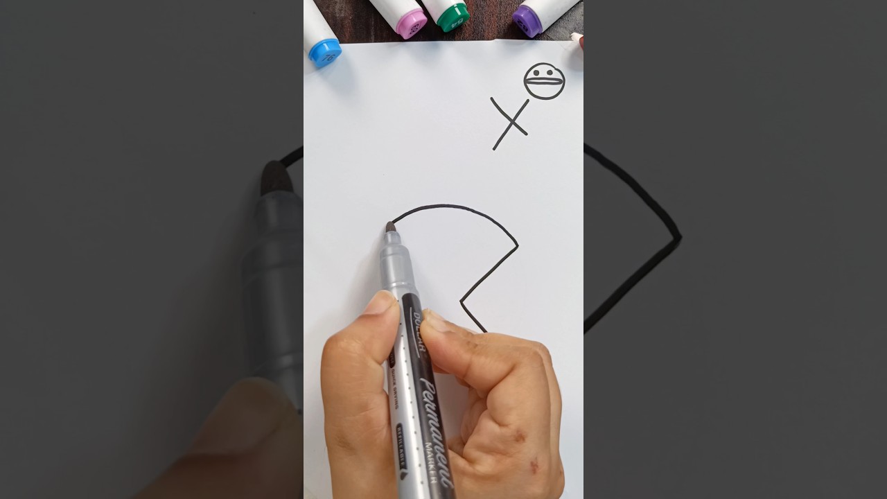 How To Draw Pacman Step by Step 