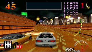 Racing Jam - Konami NWK-TR - Honda Integra Type R DC2 - Circuit Course Night - Full Race