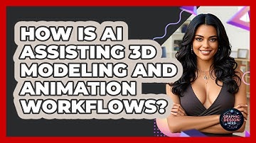 How Is AI Assisting 3D Modeling And Animation Workflows? - Graphic Design Nerd