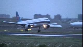 中國南方航空 China Southern Airlines A320-214(B-6255) CZ-3025 張家界(DYG)→桃園(TPE) landing