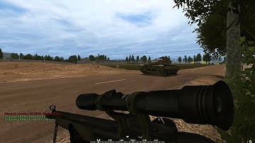 Project Reality 1.1.4 - T72 action in Sbeneh Outskirts