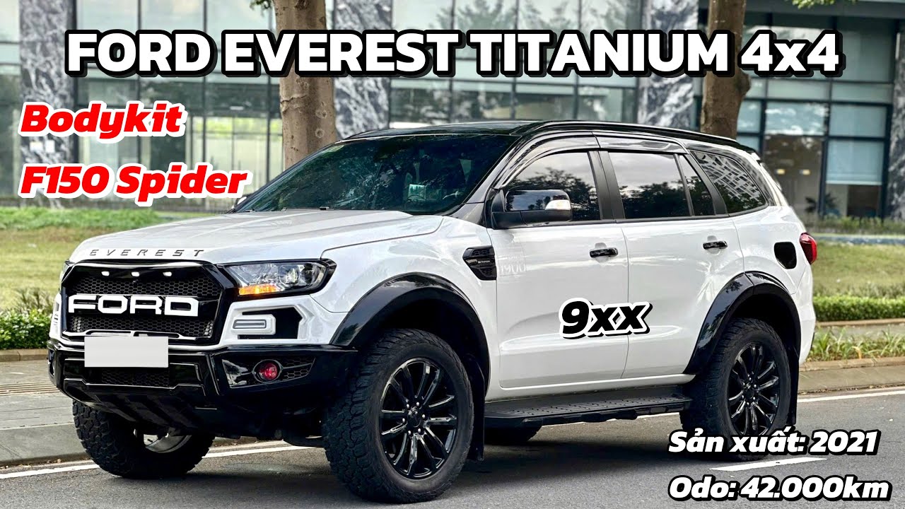 Ford Everest Titanium 4x4 lên full bodykit F150 Spider | 1 chủ 2021 chạy 42.000km