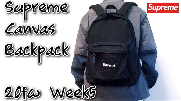 Supreme Logo-print Backpack ss 21 in Black