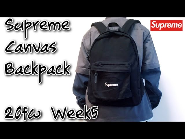 Supreme Canvas Backpack 20fw Week5 シュプリーム キャンバス バック