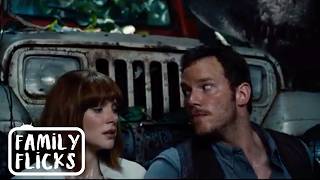 Escaping The Indominus Rex | Jurassic World (2015) | Family Flicks