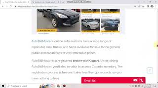 Top 10 Online Car auction Websites To Buy A Used or Salvage Car.