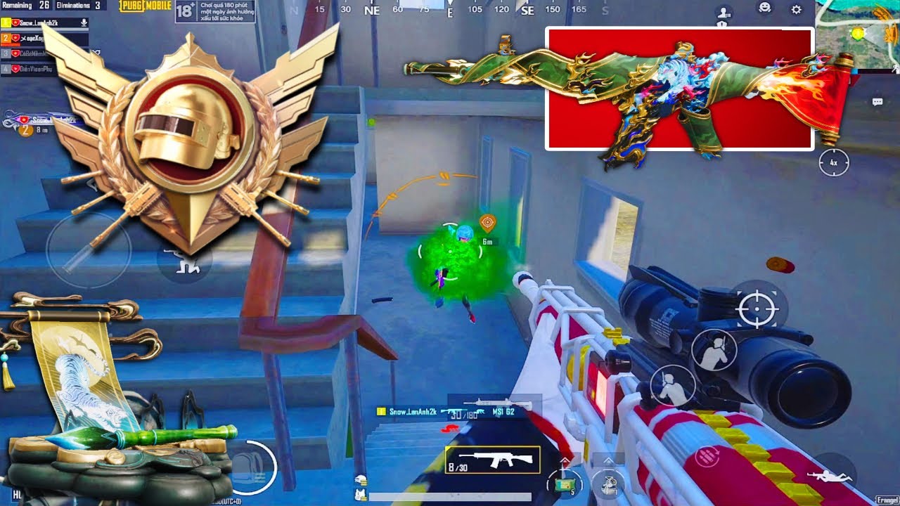 Cân team liên hoàn rank Tối Thượng. Đồng đội phải khen bắn quá OK. 