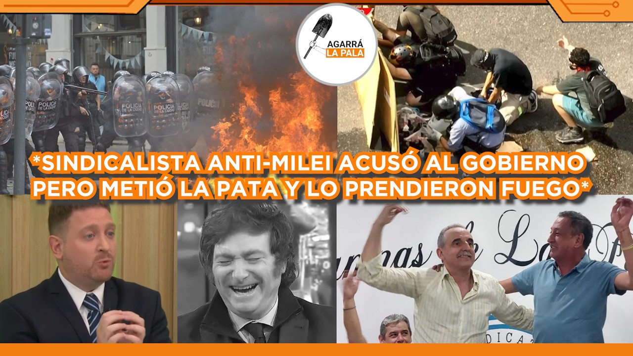 JONI VIALE PRENDIÓ FUEGO A SINDICALISTA ANTI-MILEI QUE QUISO LLORAR INFILTRADOS PERO METIÓ LA PATA