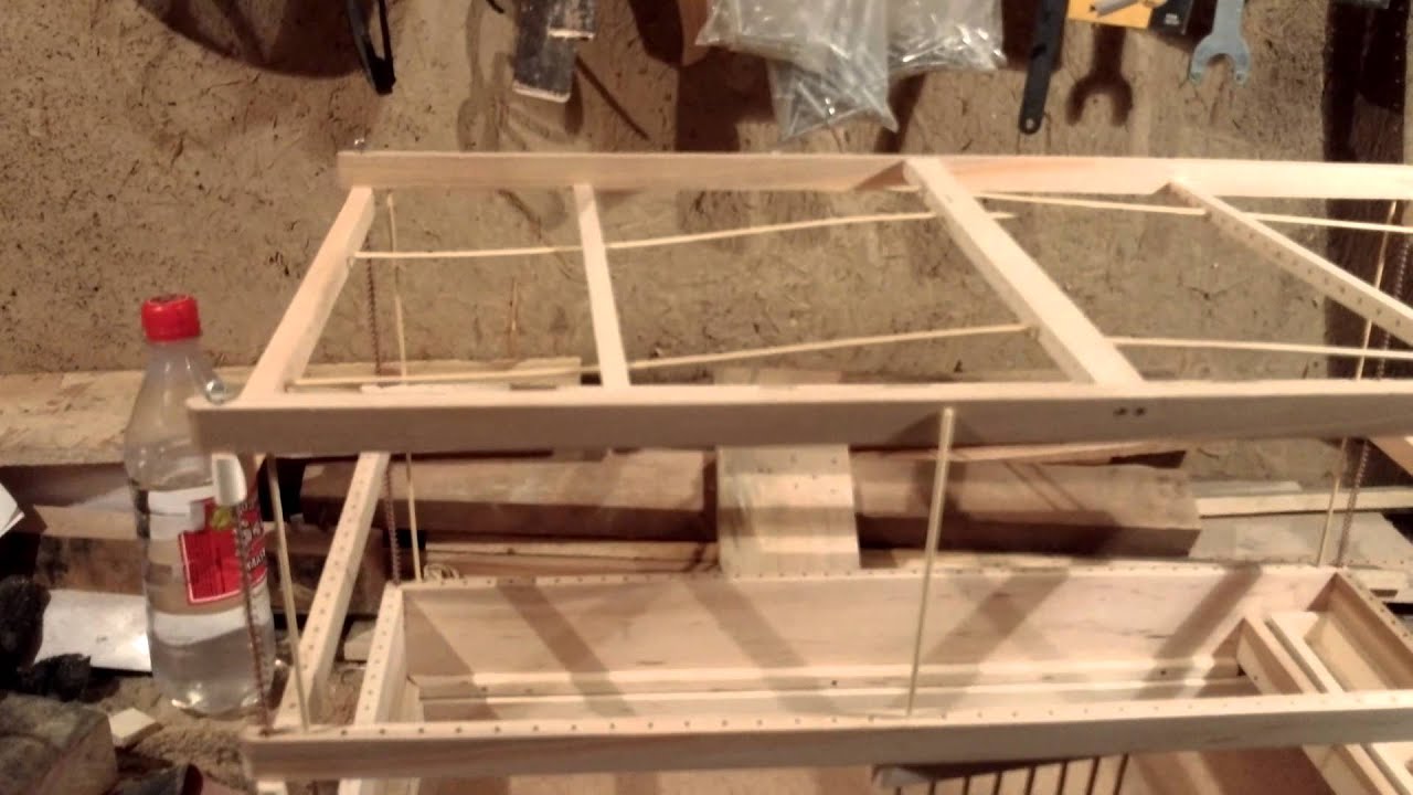 Изготовление клетки. От заготовки деталей до покрытия лаком. Видео № 4