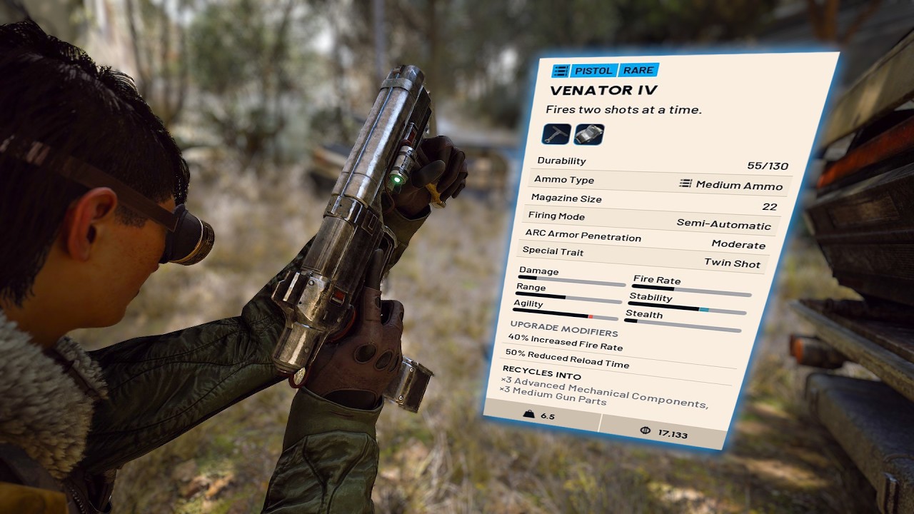 This is Why The VENATOR is My FAVORITE Pistol in ARC Raiders