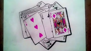 3D Playing Card Poker How To Draw