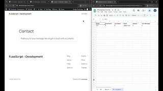 Fluent Forms Demo with FlowBridge – Export to Google Sheets Instantly