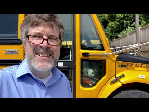 Mark's Vlog! || EV School Bus Demo Day