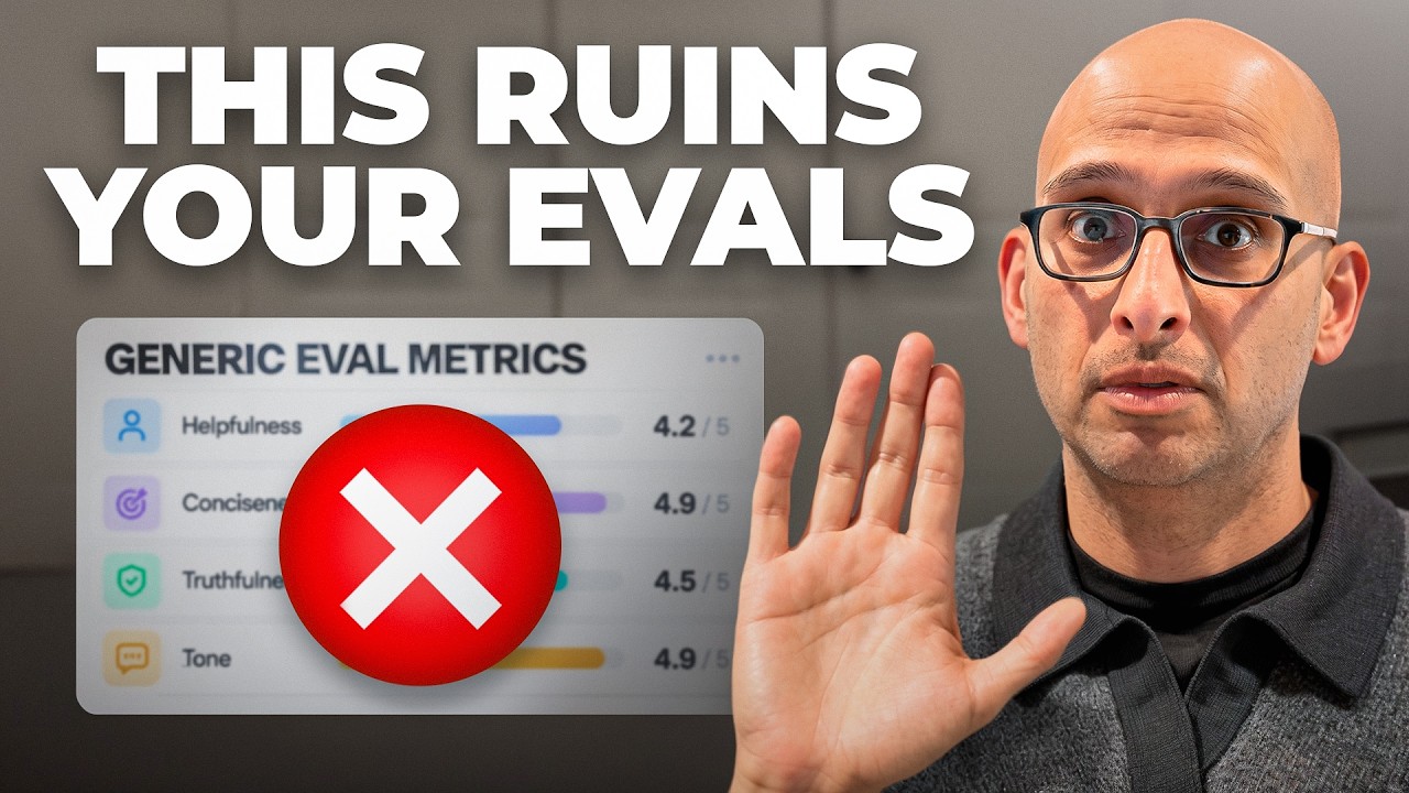 7 Most Common AI Eval Mistakes (From Teaching 5K+ Engineers & PMs) thumbnail