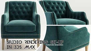 HOW TO MAKE A STUDIO SETUP SCENE FOR FURNITURE RENDER IN 3DS MAX