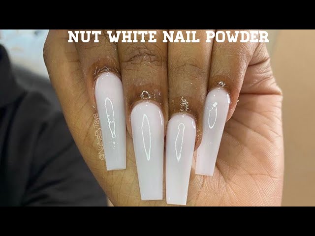 Nailamour White & Pink Twist Artificial Nail Kit - 24pcs – Peaches & Cream