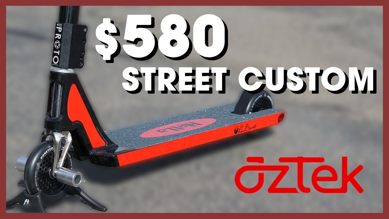 $580 Street Custom Scooter Build | Kryptic Scooters - YouTube