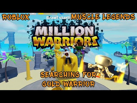 Becoming The MOST OP MILLION WARRIOR In Muscle Legends! (Roblox) 