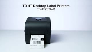 Brother TD-4650TNWB | Desktop Label Printers | Product Tour