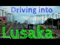 LUSAKA, Drive in from Kabwe