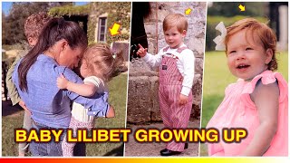 O.M.G! Little Lilibet Growing Up Fast Has Reddish Hair Very Like Prince Harry As Child