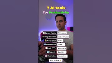 7 AI Tools for Productivity