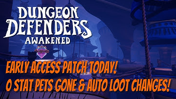 DDA Patch Today! No More 0 Stat Pets - Update to Auto Loot!