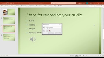 How to Record Audio in PowerPoint Presentation