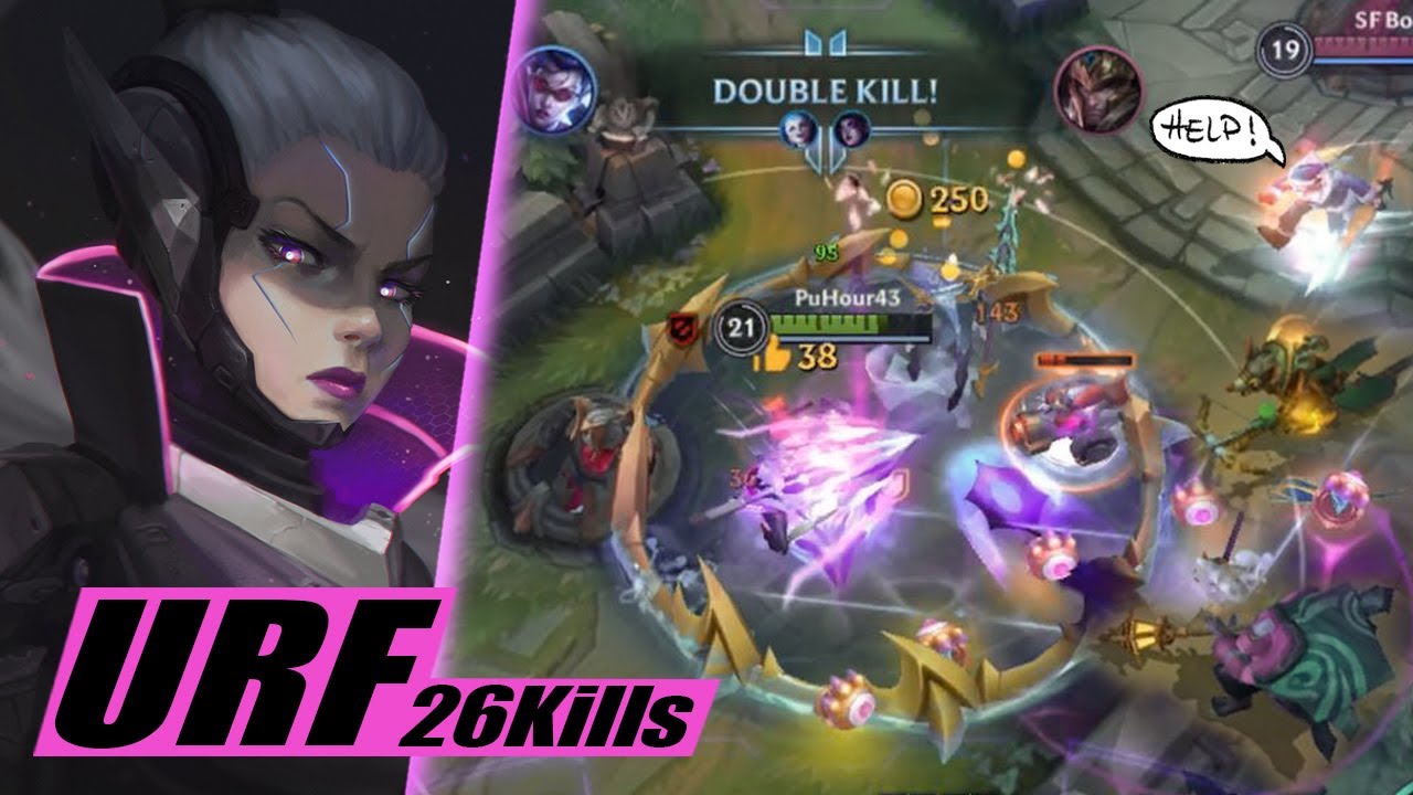 URF is BACK!! Vayne Unstoppable 26Kills WILD RIFT