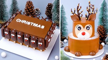 Christmas Cake Decorating Tutorials Ideas For Cake Lovers | How To Make A Cake Recipes Video