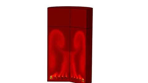 Water boiler with Comsol - CFD (Computational fluid dynamics)