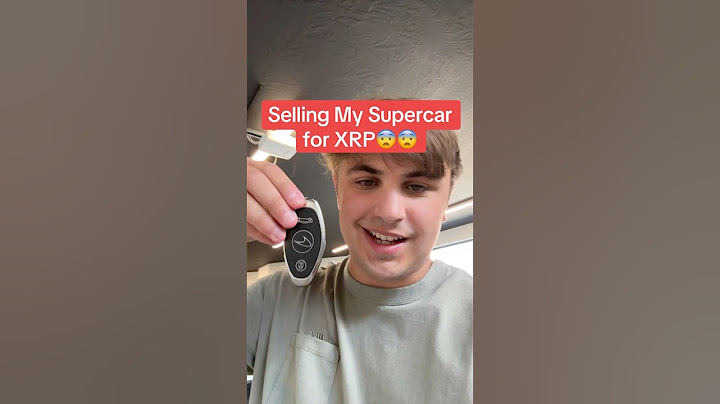 Selling My Supercar for XRP😨😨