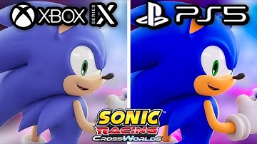 Sonic Racing CrossWorlds PS5 vs Xbox Series X Graphics Comparison