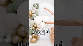 How to Attach Balloon Clusters to Build a Garland 🎈