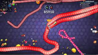 RANK #1 IN 2 MINUTES?! ⚡ 120,000+ Weight Speedrun in Snake vs Worms! screenshot 5