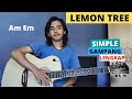 Chord simple gampang lemon tree  fools garden tutorial gitar