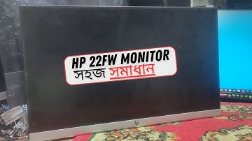 HP 22fw Borderless Monitor Repair | Created by Afjal Hossain