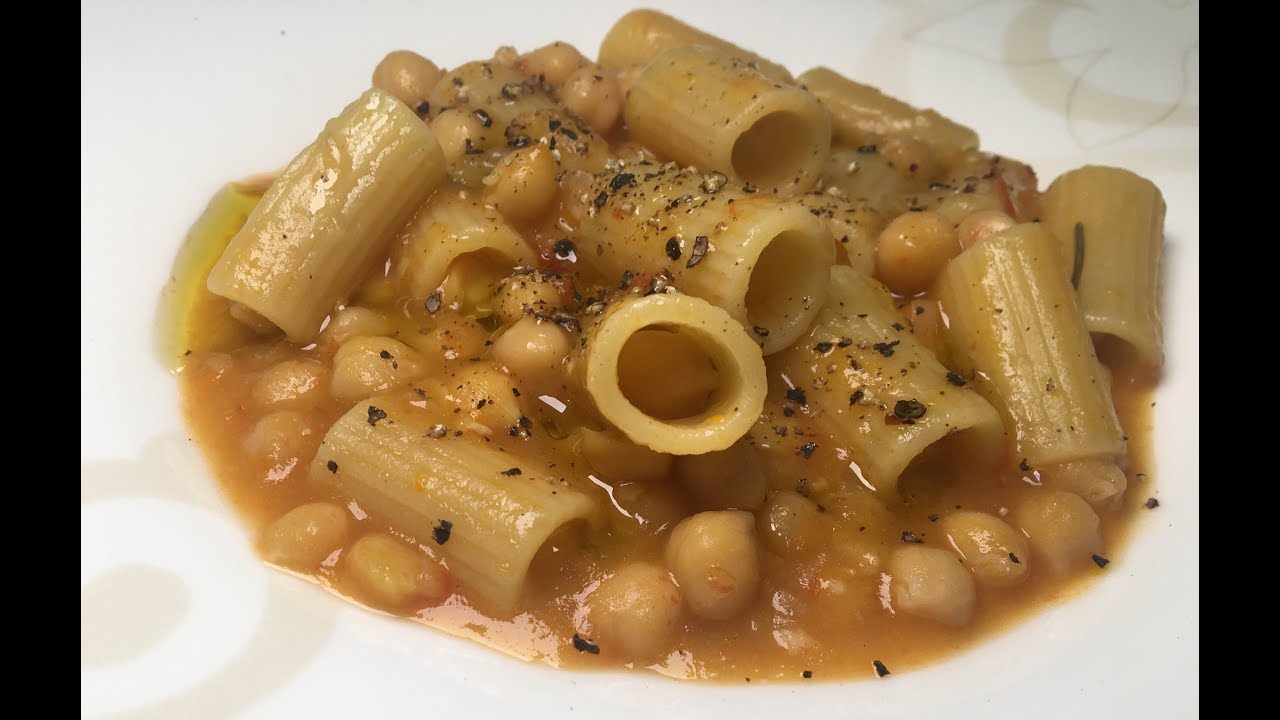 Pasta y Garbanzos Receta Secreta