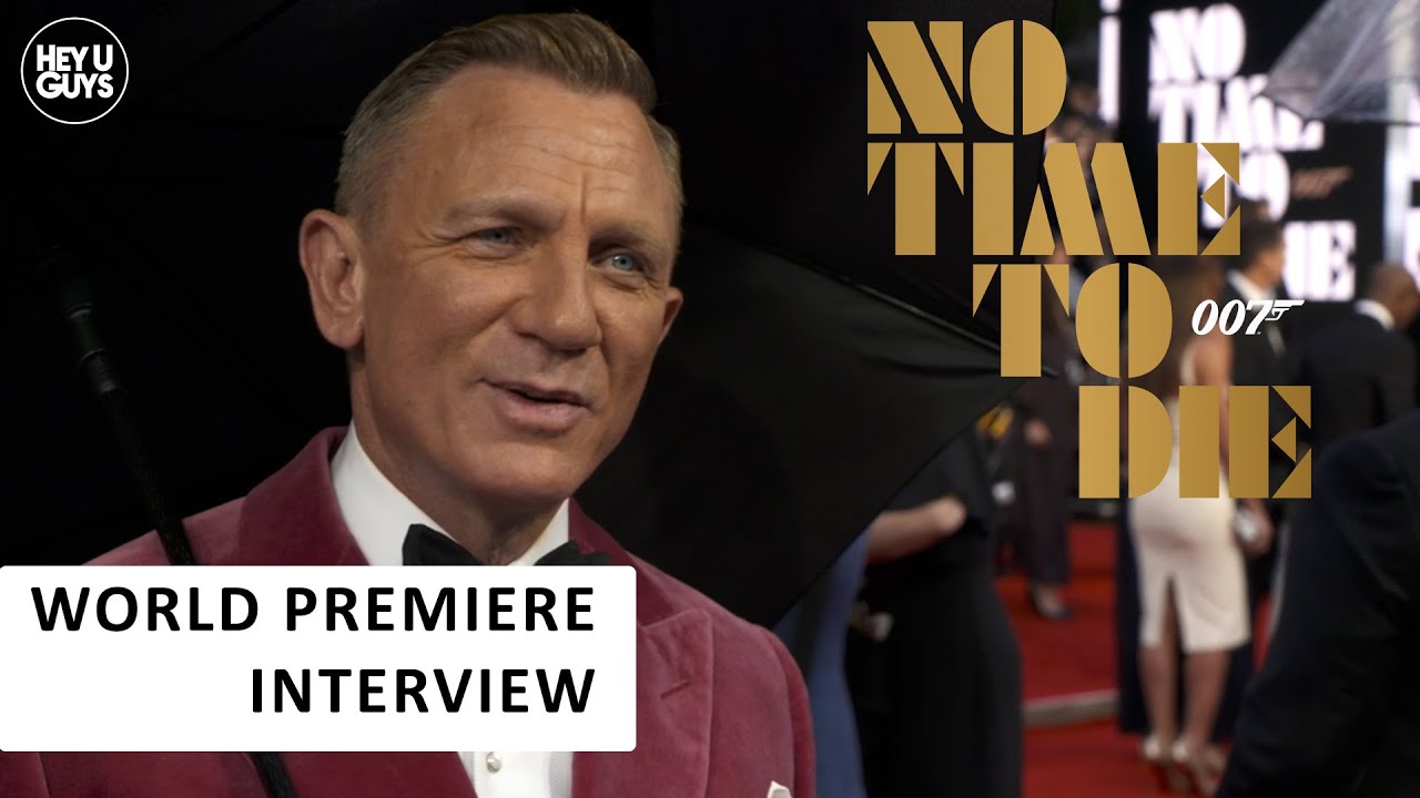 Daniel Craig on his last turn as James Bond 007 at the No Time to Die