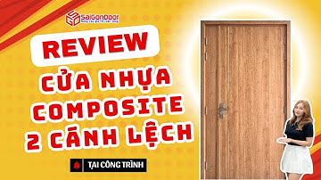 ✅ Khám phá cửa nhựa Composite 2 cánh lệch | Sang trọng và bền bỉ