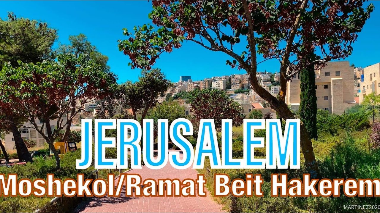 Virtual Walking Moshekol Ramat Beit Hakerem Jerusalem #jerusalem2020 #holyland
