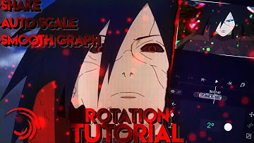 TUTORIAL EDGY ROTATE | SHAKE,SCALE & ROTATE TRANSITION || ALIGHT MOTION