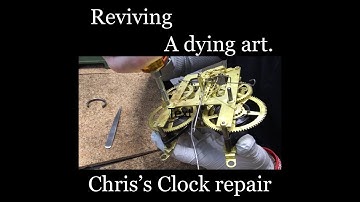 How to power down a mainspring to safely disassemble clock.